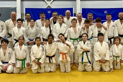 Entraînement regroupement Avenir Judo à St Claude