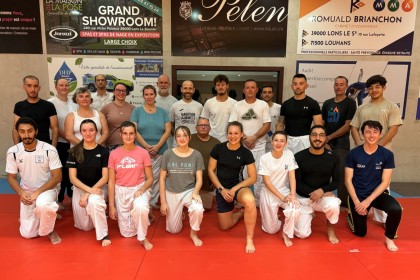 Entraînement de Ju-Jitsu avec Marine BUGADA