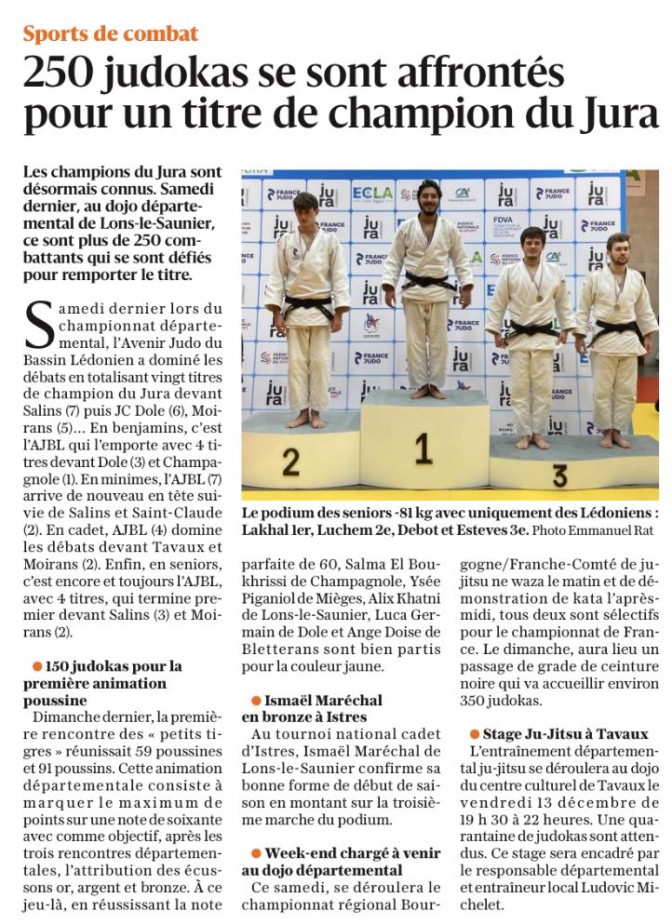 Image de l'actu 'Article le Progrès du 05/12/2024'