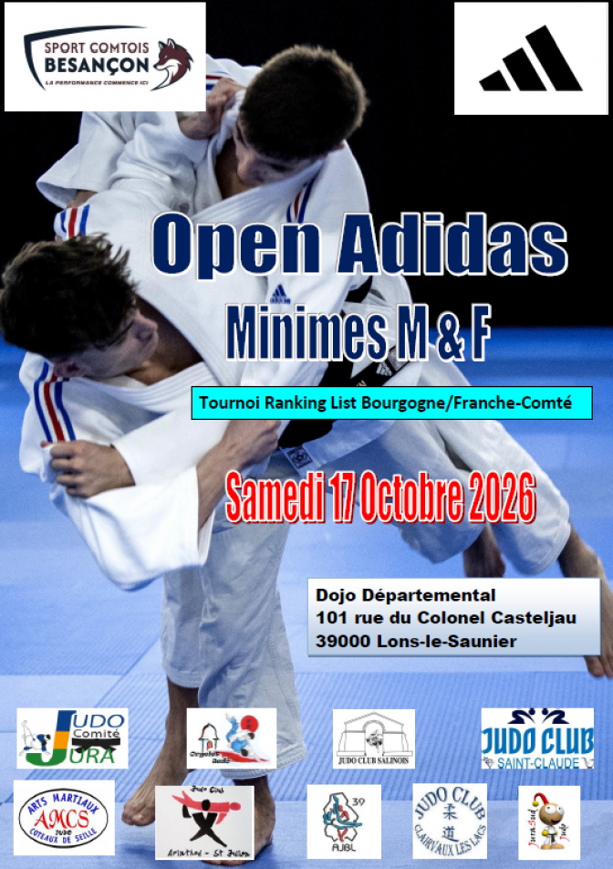 Image de l'actu 'Open Adidas benjamin et minime'