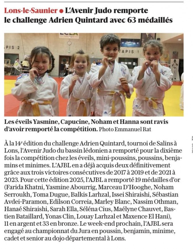 Image de l'actu 'Article le Progrès du 3/12/2025'