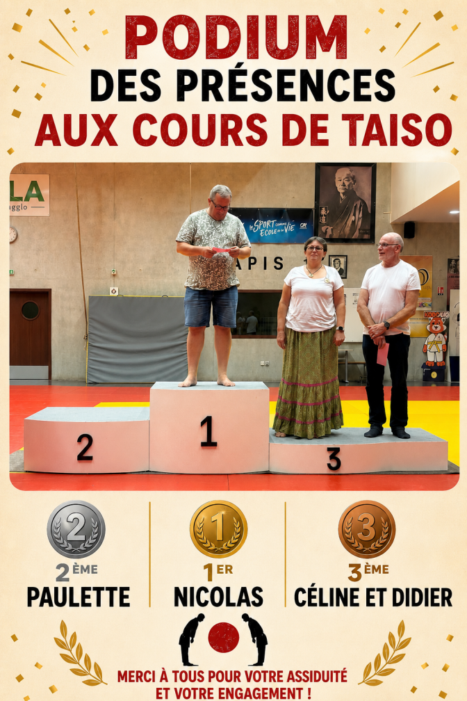 Image de l'actu 'Fête de fin d'année du Taïso'