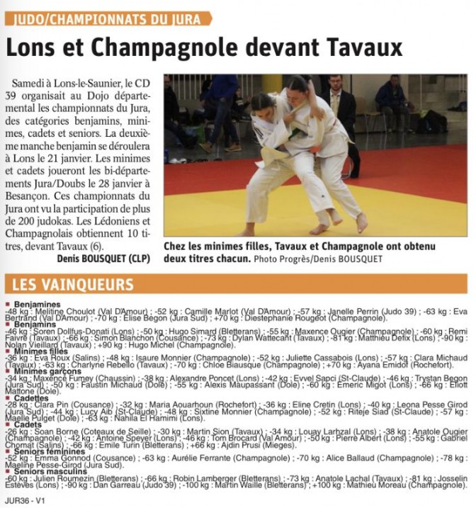 Image de l'actu 'Article le Progrès du 06/12/2022'