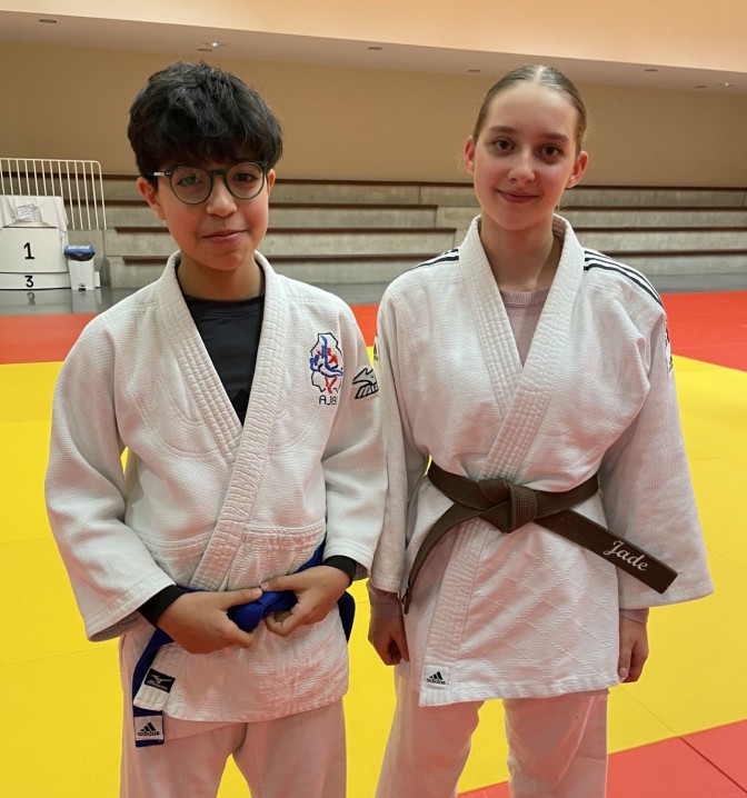 Image de l'actu 'Passage de grade à St Marcel : Lucas BORNAREL obtient sa ceinture noire 1er Dan et Elise BEGON son 2ème Dan'