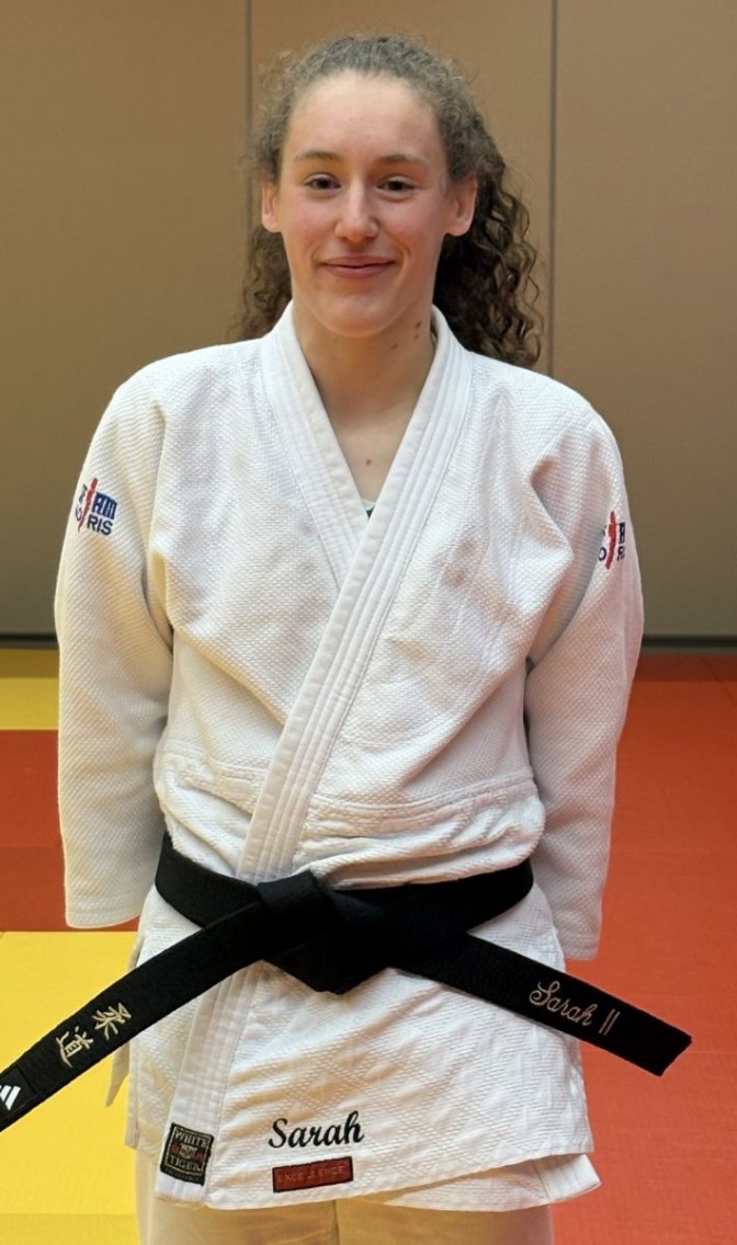 Image de l'actu 'Remise de la ceinture noire 2ème Dan à Sarah ESTEVES'