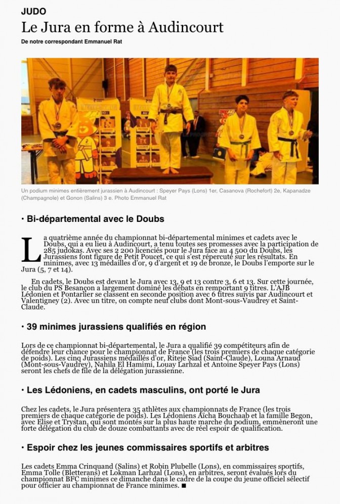 Image de l'actu 'Article le Progrès du 12/02/2025'