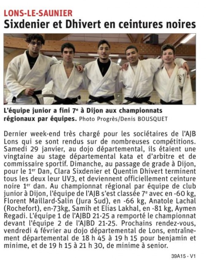 Image de l'actu 'Article le Progrès du 02.02.2022'