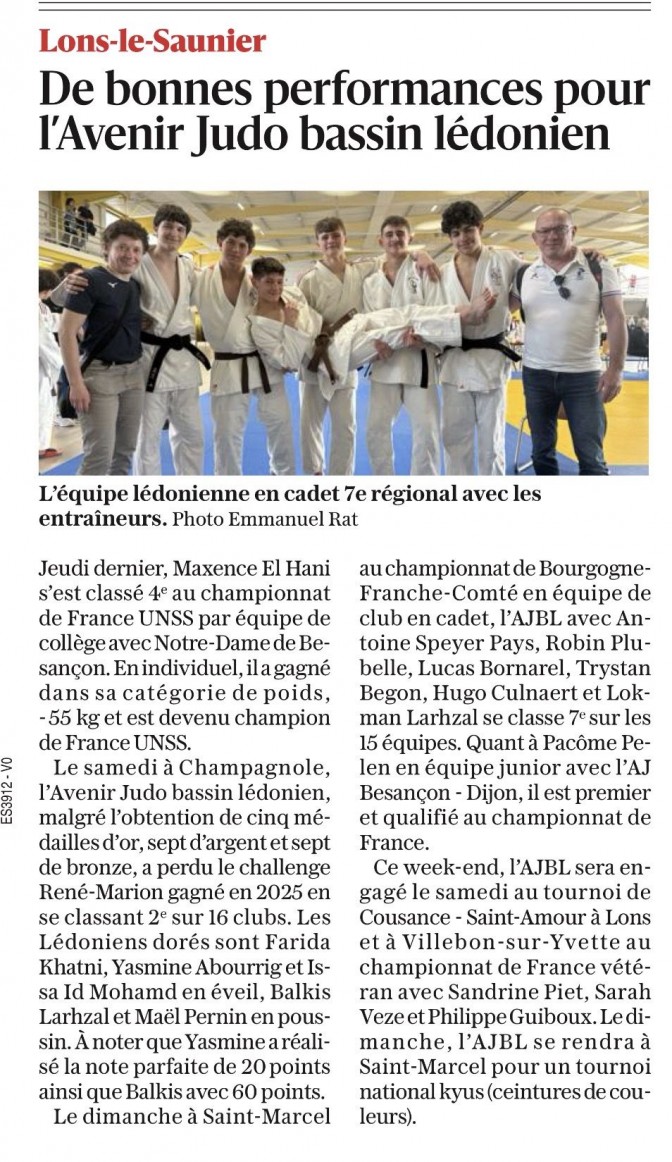 Image de l'actu 'Article le Progrès du 8/04/2026'