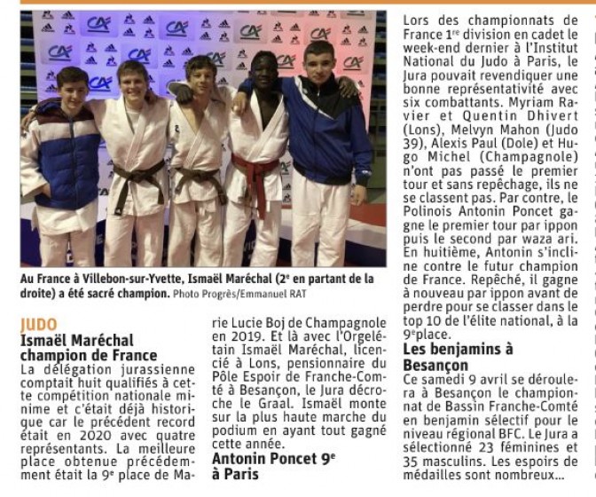 Image de l'actu 'Article le Progrès du 07.04.2022'