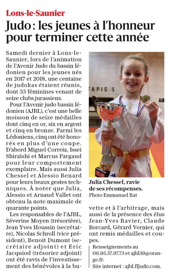 Image de l'actu 'Article le Progrès du 26/12/2024'