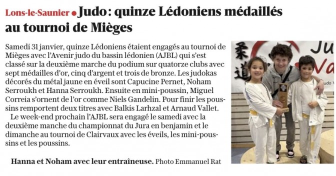 Image de l'actu 'Article le Progrès du 4/02/2026'