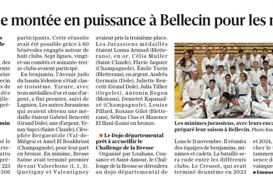 Article le Progrès du 06/11/2025