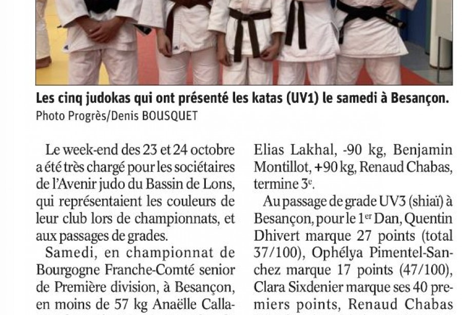 Article le Progrès du 28.10.21