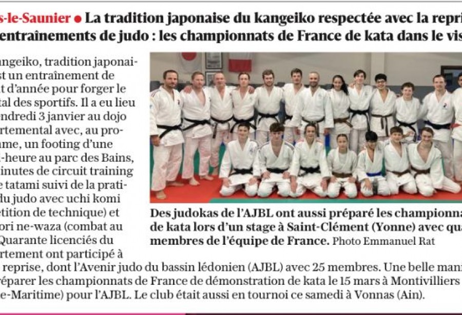 Article le Progrès du 12/01/2025