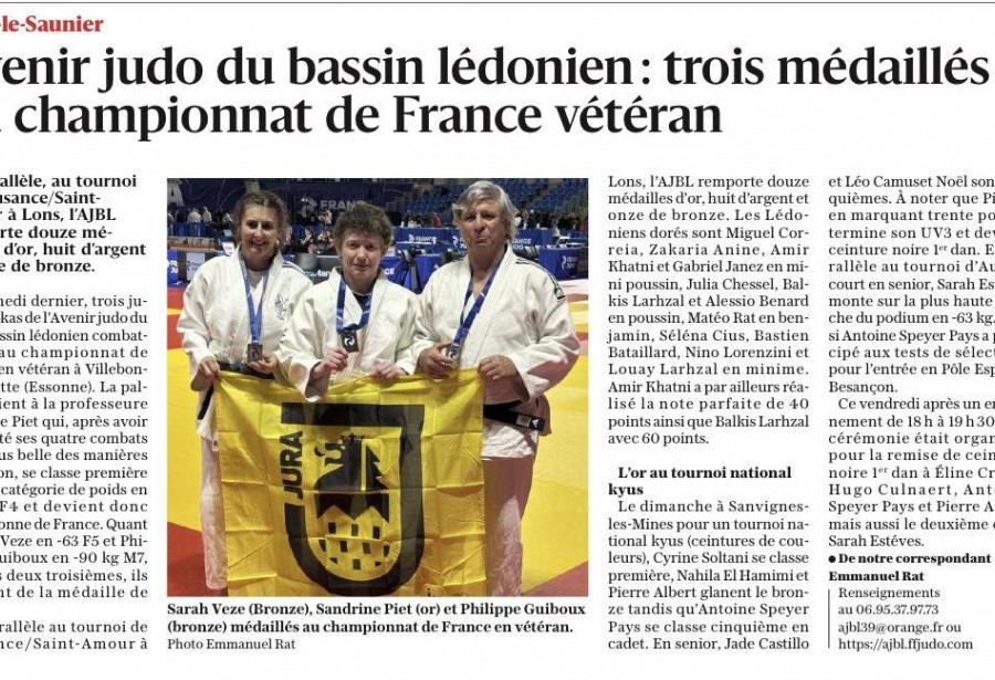 Article le Progrès du 19/04/2026.