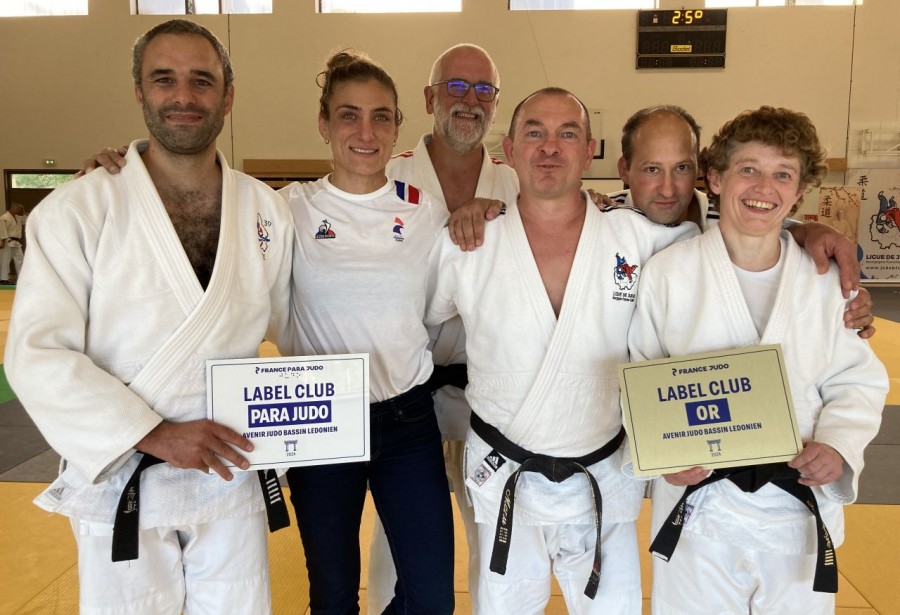 Stage national de rentrée des enseignants et dirigeants : l'AJBL obtient les labels Club Or et Para-Judo