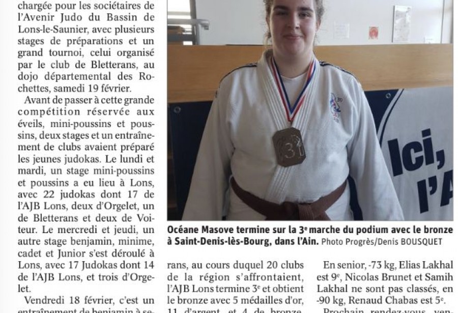 Article le Progrès du 21.02.2022