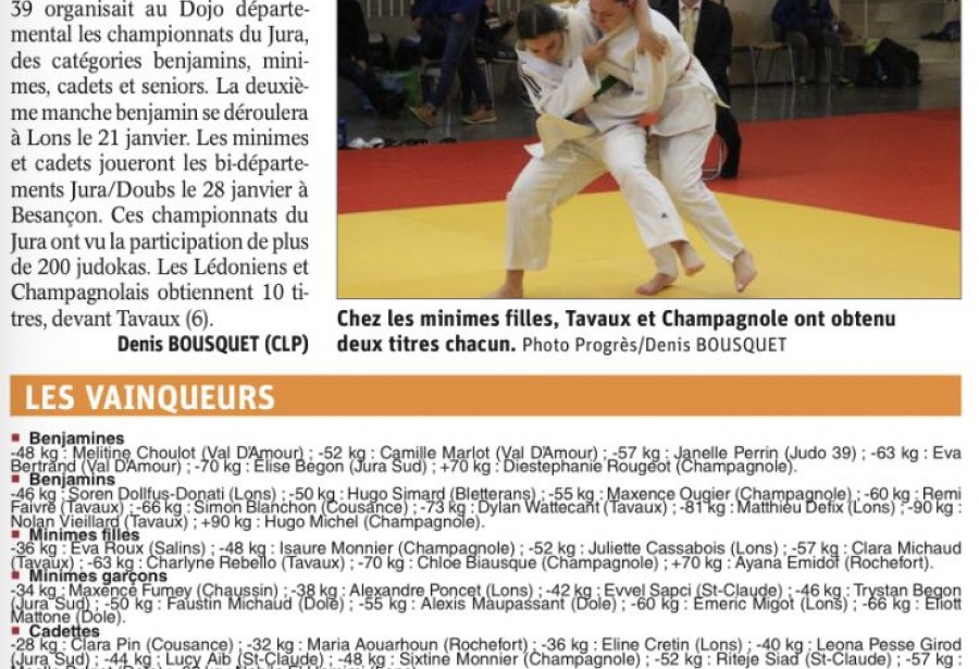Article le Progrès du 06/12/2022
