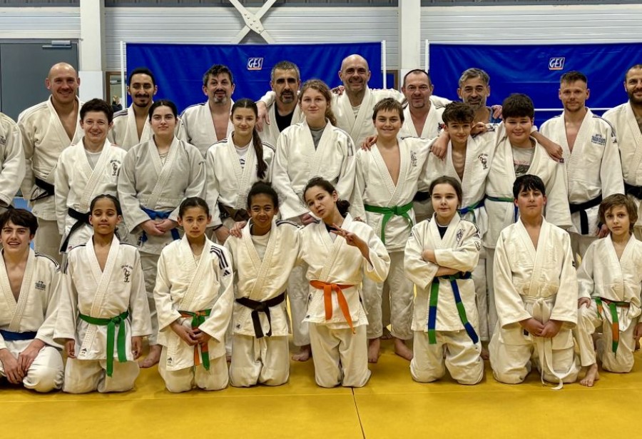 Entraînement regroupement Avenir Judo à St Claude