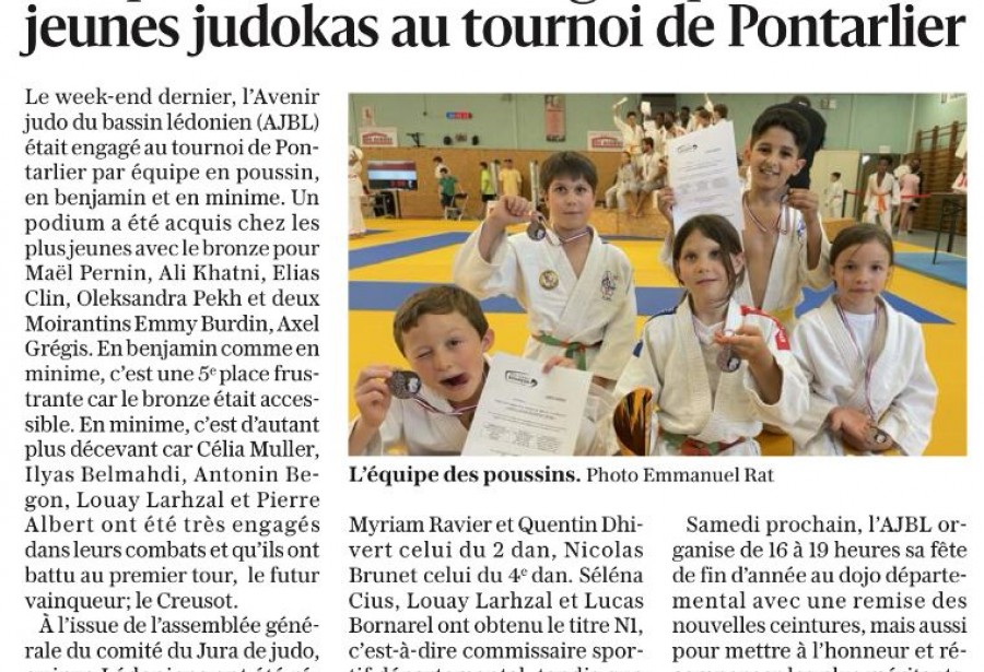 Article le Progrès du 17/06/2025