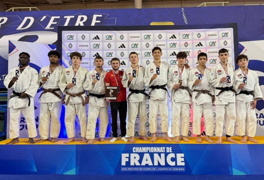 Pacôme et Ismaël vice-champions de France par équipe