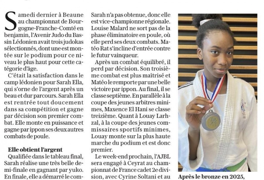 Article le Progrès du 27/05/2026.