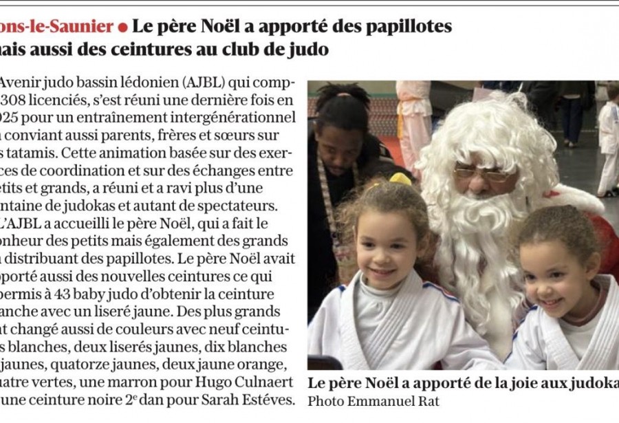 Article le Progrès du 24/12/2025