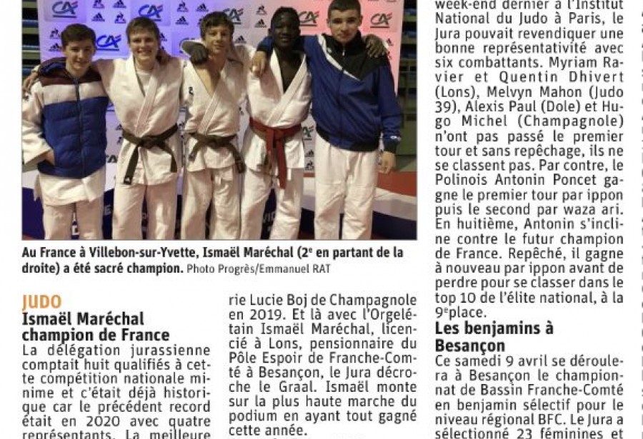 Article le Progrès du 07.04.2022