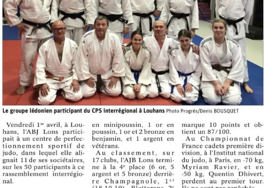 Article le Progrès du 07.04.2022
