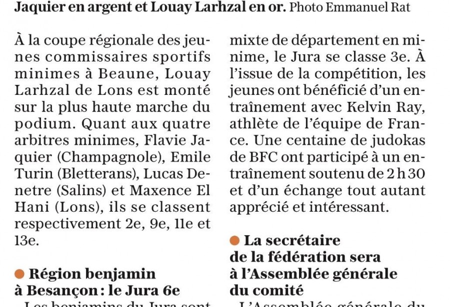 Article le Progrès du 4/06/2026