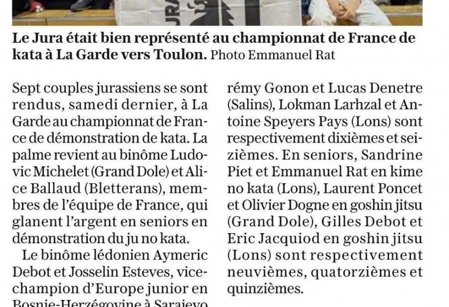 Article le Progrès du 02/04/2026