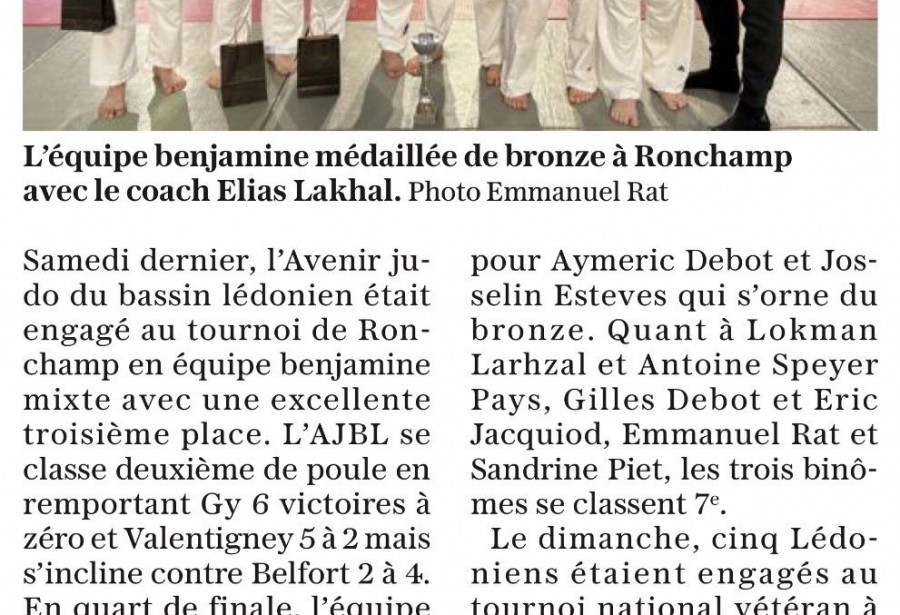 Article le Progrès du 25/02/2026