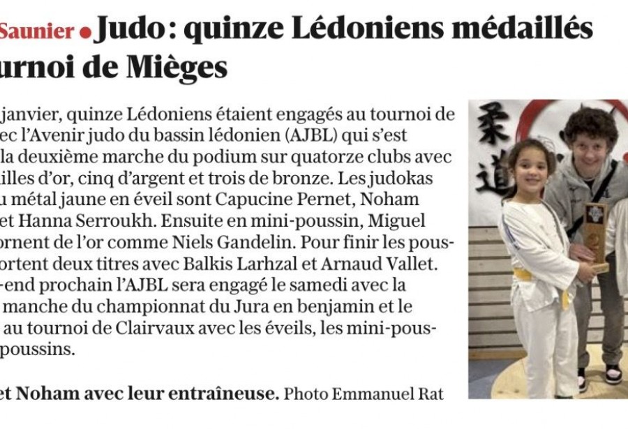 Article le Progrès du 4/02/2026